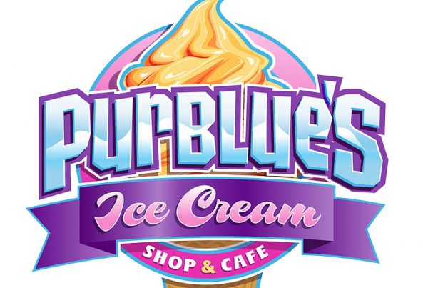 ice cream business logo design