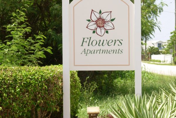 Flowers Apartments Signs